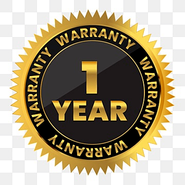 1 Year Warranty